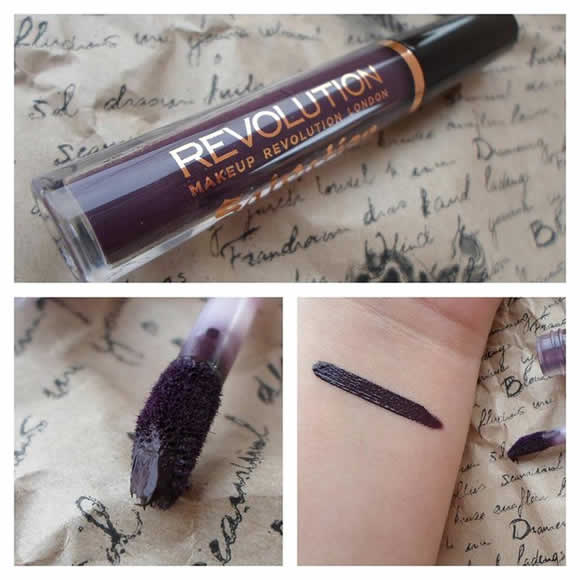 makeup revolution purple lipgloss